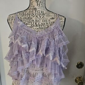 Free People Lavender Lace Camisole